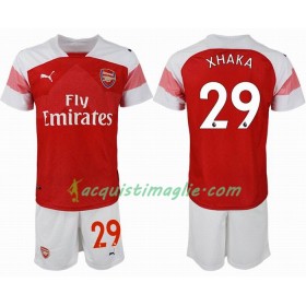 Divisa di Calcio Arsenal XHAKA 29 Bambino Prima 2018/2019